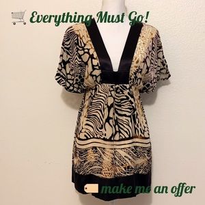 ❤️ Halé Bob Unique Animal Print Tunic